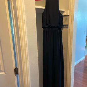 Anthropologie BHLDN navy bridesmaid/ formal occasion dress. Size small.